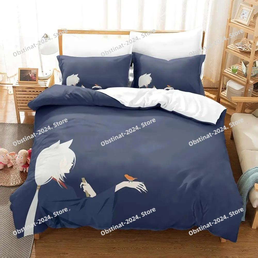Kamisama Kiss Tomoe Bedding Set Printed Duvet Cover Sheet Pillowcase Bed Soft Quilt Cover Full Queen King Size 3D Print Anime