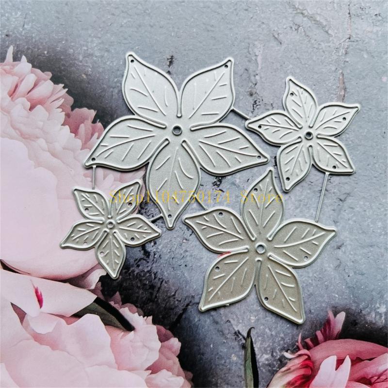 Flower Metal Cutting Dies Scrapbooking Stencil Die Cuts Card Embossing DIY Photo Album Template Mold Decoration Craft top sale