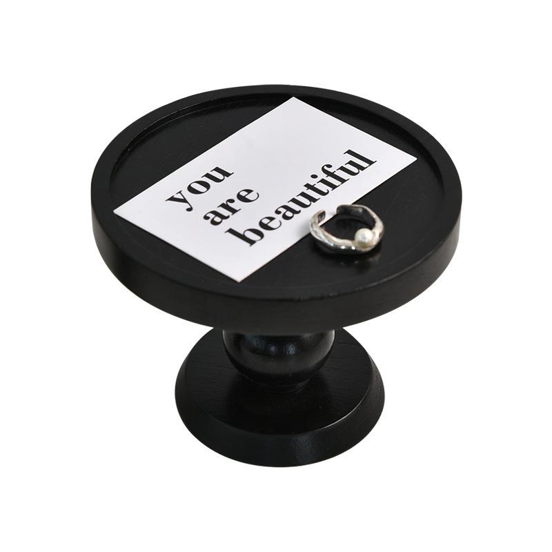 

Retro Wooden Storage Tray Living Room Decoration Standing Aromatherapy Candle Placement Tray Simple Jewelry Display Rack