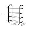 Simple  Shoe Rack 4-Layer Shoes Organizer Stand Holder Living Room Space Saving Modern Assembled Shoe Rack