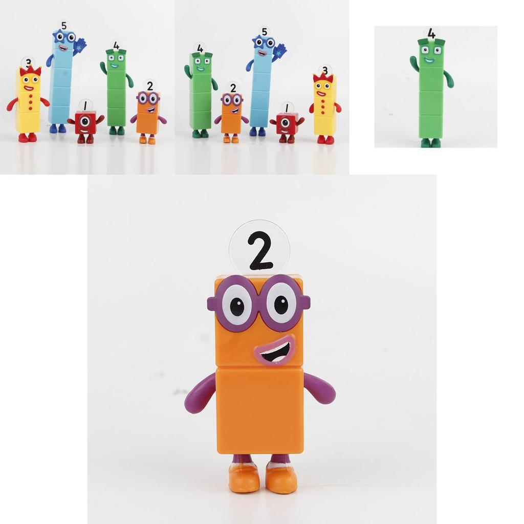Numberblocks Colorful Building Blocks Cute Transformable Figures For Kids Playtime