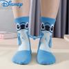 2 Paar Nieuwe Animatie Stitch Handen Vasthoudend Met Diy Heren Sokken tot Halve Kuit En Creatieve Hoge Waarde Koppel Sokken