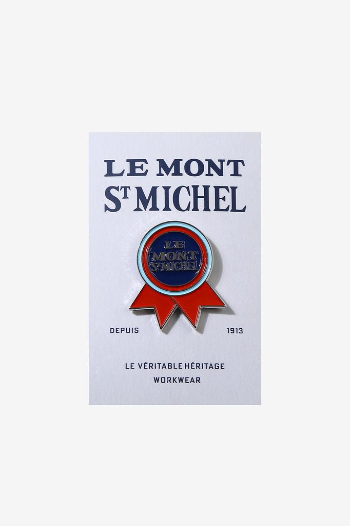 LE MONT ST MICHEL Lmsm Rosette Badge_Red