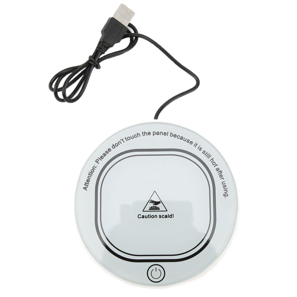Cup Warmer Pad Constant Temperature USB Intelligent Utility Cup Heating Mat for Coffee Milk Tea
