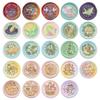 25mm Stamp Head Without Handle Round-shaped Sealing Wax Copper Head DIY Manual Account Invitation Envelope for Gift Scrapbooking