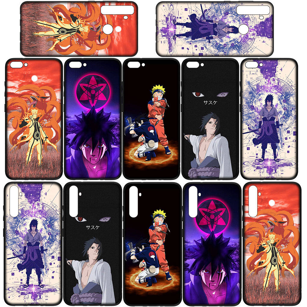 Phone Case for iPhone 17 15 16 Plus X Redmi Note 14 12 11 13 Pro Max Huawei P30 P20 Lite OPPO A60 A40 A80 A38 A54 Uchiha Sasuke Silicone Narutos Cover