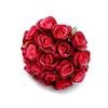Seta Artificiale 18 Teste Fiore di Rosa Finto Bianco Damigella per Festa di Matrimonio Decorazione Casa Esterno Ufficio Decorazione Tavolo Fai da Te