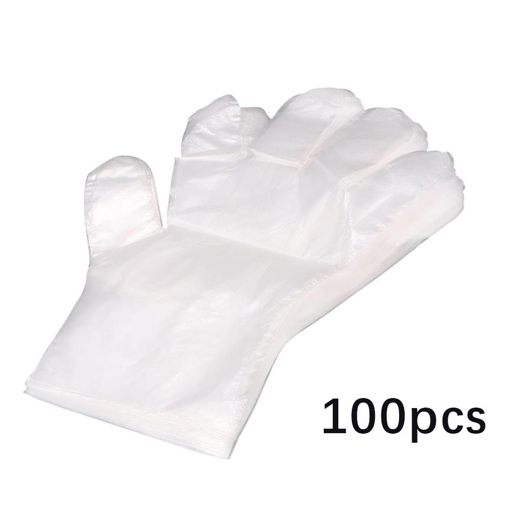 100 Stück Lebensmittel Plastikhandschuhe Multifunktional Einweg Kochhandschuh Schutz Reinigung Restaurant Obst Schönheit Outdoor