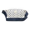 New MLB Monogram Collection Polyester Combo Bag, One Shoulder Crossbody Fanny Pack Regular Unisex Cream White 3AHSM012N-50CRS