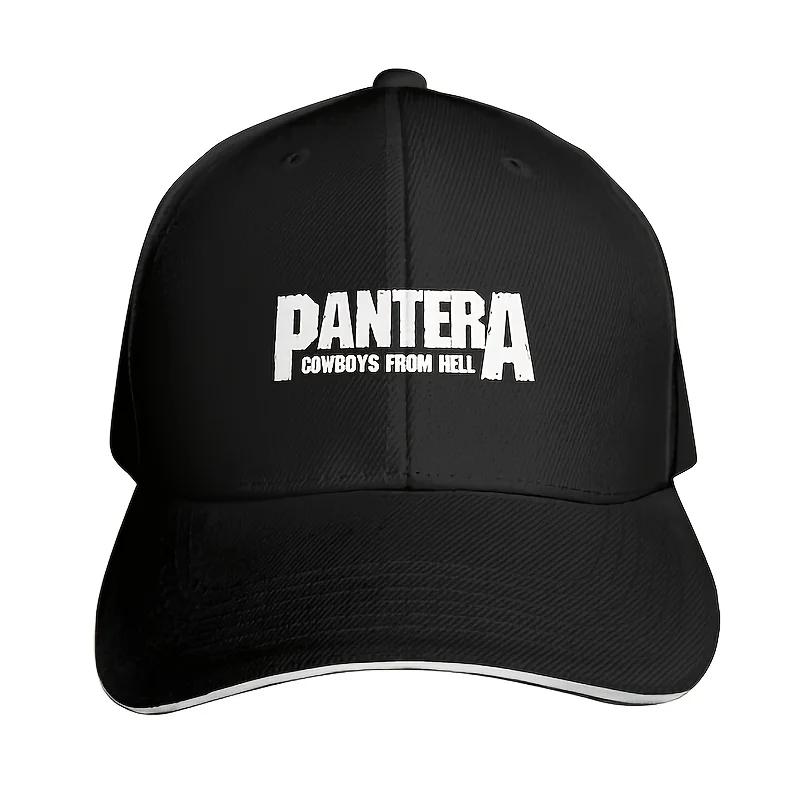 

Pantera Band From Hell Baseball Cap - Black, Lightweight Polyester, Adjustable Fit, Casual Style, Hand Wash or Dry Clean Adjustable