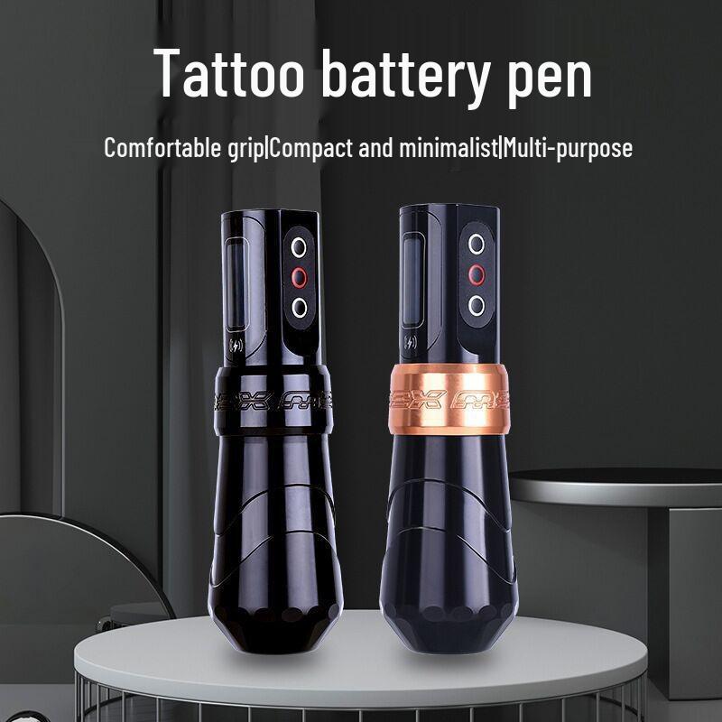 Wireless Tattoo Machine Pen: Battery-Powered Liner & Shader - Integrated Motor