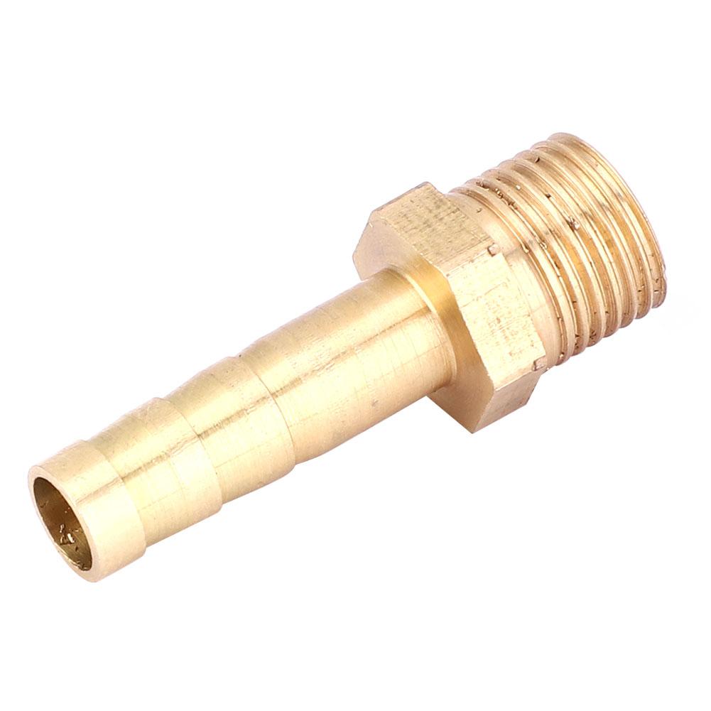 5pcs G1Celsius8 Male Thread Barb Connector Brass Pipe Fitting Connector Joint for Gas Liquid