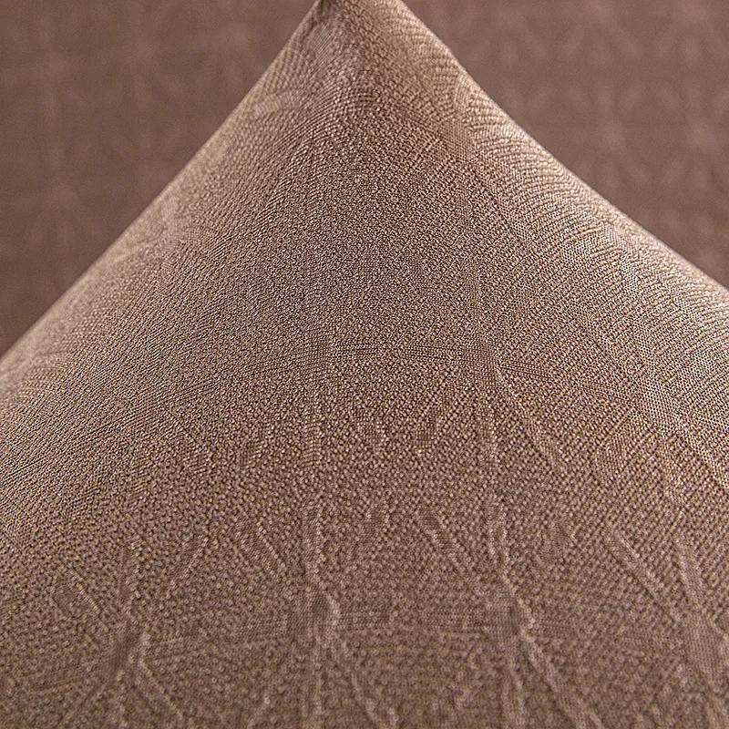 1PC Stretch Dining Chair Cover Jacquard Kitchen Chair Slipcover Elastic Universal Anti-dust Seat Cover for Hotel Wedding Banquet