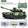 Rechargeable Action Remote Control Tank Car for Kids with Firing Cannon Model