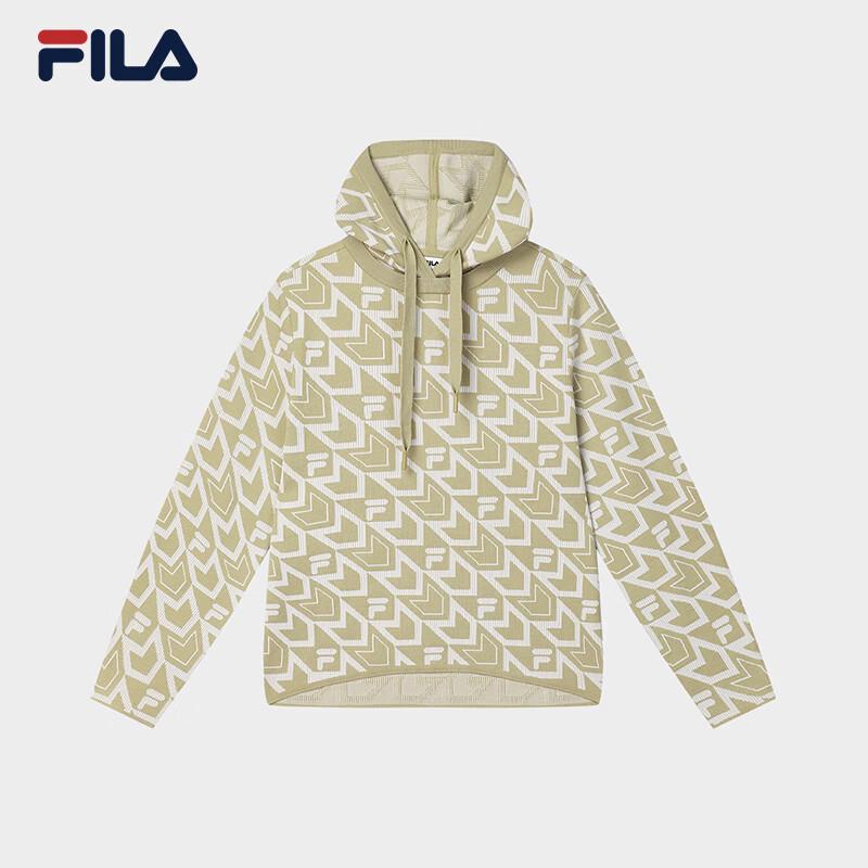 FILA Emerald Women s Full-Print Hooded Sweater L