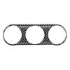 Carbon Fiber A/C Knob Frame Sticker for Mazda MX-5 Miata ND (2015-2021).