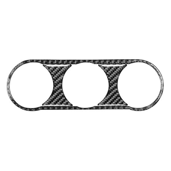 Carbon Fiber A/C Knob Frame Sticker for Mazda MX-5 Miata ND (2015-2021).