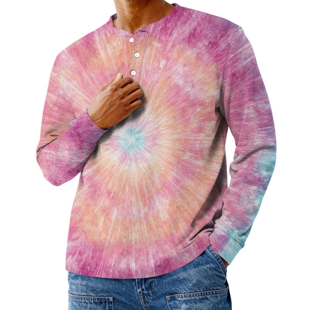 Men's Loose Casual Long-sleeved Lapel Zip-up Hoodie