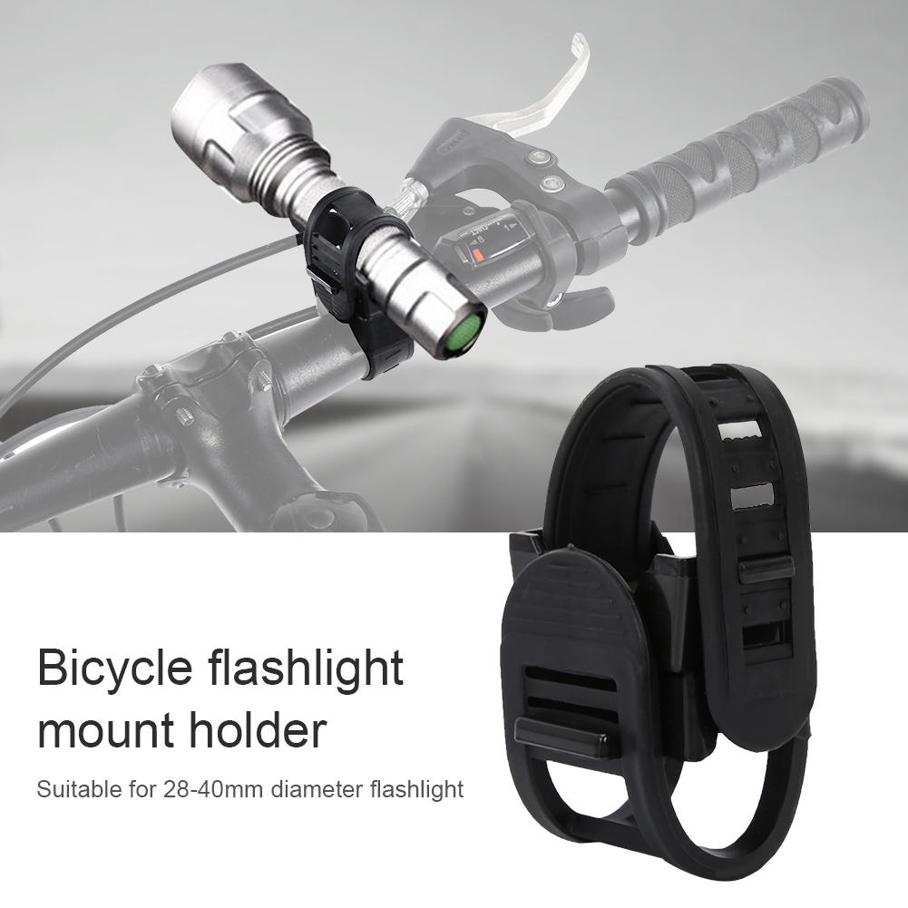 360, Rotation   Hdlight Holder flashlight bike mount Degree holder for dirt Flashlight Rack