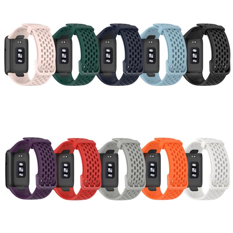 Silicone Breathable Watch Strap Smartwatch Replacement Wristband Compatible For Xiaomi Band 7pro