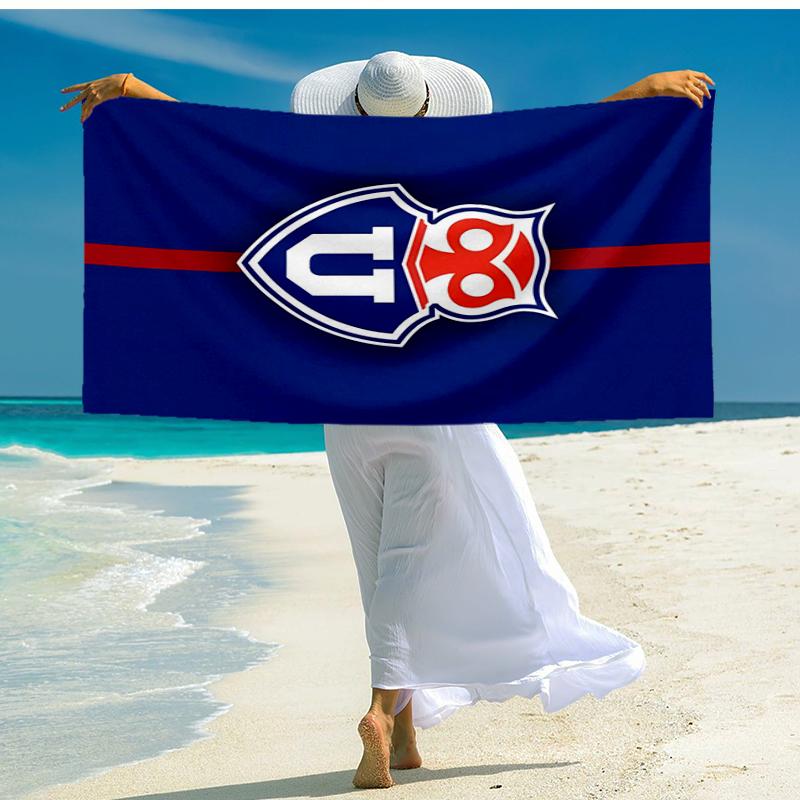 Universidad de Chile Fashion Beach Towel: Ideal for Summer Adventures Soft, absorbent and quick drying suitable for swimming and bathing