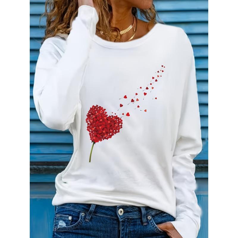 Casual Long Sleeve T-Shirt for Spring And Fall, Women'S Clothing