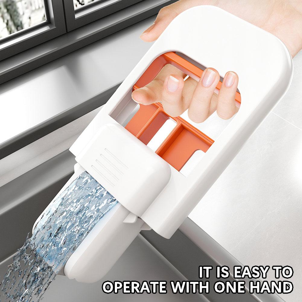 Mini Mop Self-Squeeze Window Cleaner Tool for Bathroom Tight Spaces Mirror Tile Kitchen Dining Table Car Household Cleaning Tool
