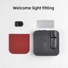 lkdxh8 1/2PCS Monte Carlo Car Logo Wireless Courtesy Car Door Projector LED Courtesy Lamp For Skoda Kamiq Superb Scala Octavia Rapid