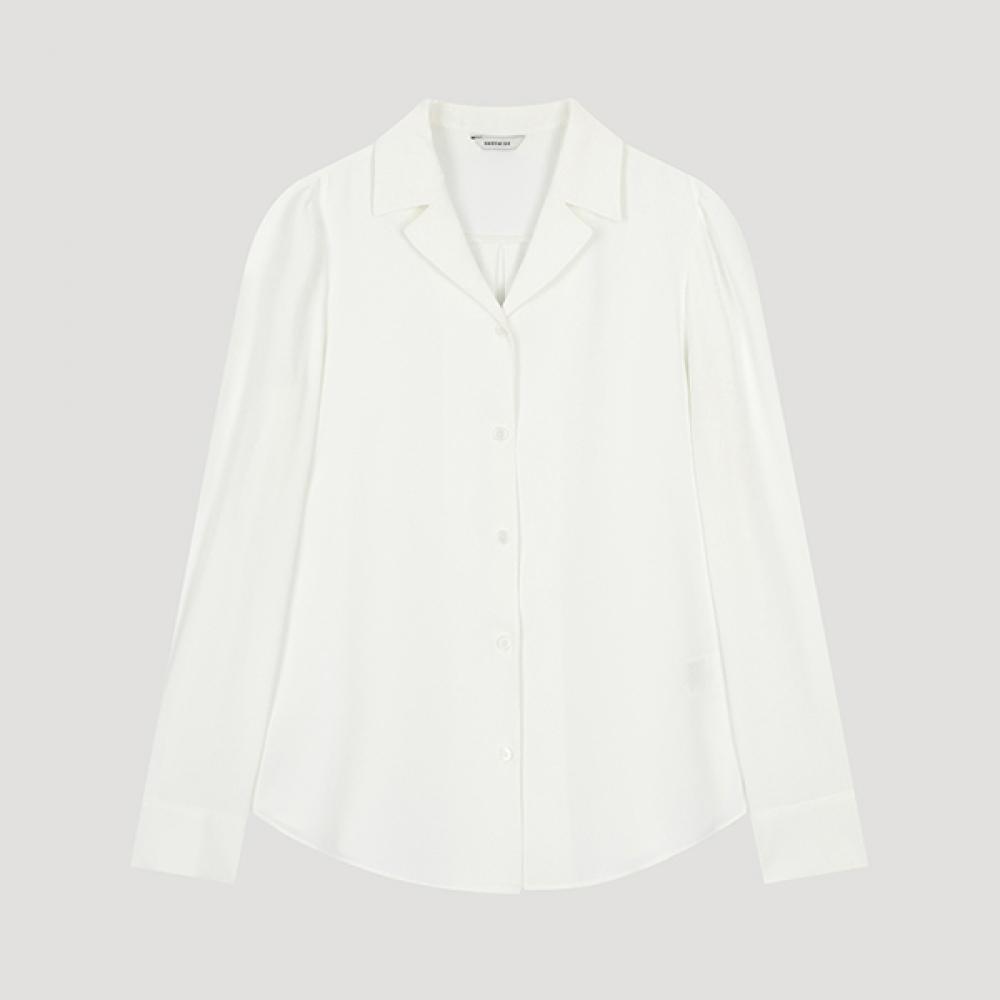 

She S miSS looSe Fit Open Collar Shirt SwwSto32050 Ow off-white/55