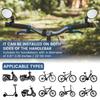 2Pc Bike Mirror Bike Rear View Mirrors Breakage-Proof Adjustable Bicycle Mirror 360° Rotation Bicycle Handlebar Rear View Mirror