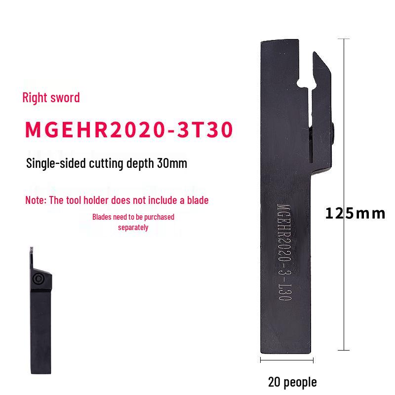 3mm Outer Diameter Grooving Tool Holder MGEHR/MGEHL Series