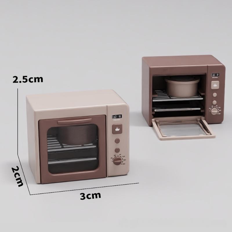 1 Pezzo Forno a Microonde Realistico Cuociriso Bollitore per Uova Giocattolo per Casa delle Bambole 1:12 Elettrodomestici Mobili Cucina per Casa delle Bambole