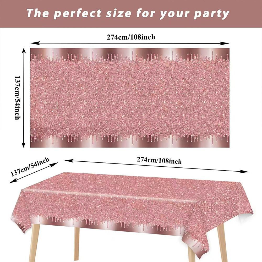 Disposable Oil-Proof & Waterproof Tablecloth for Holidays, Birthdays & Party Decoration