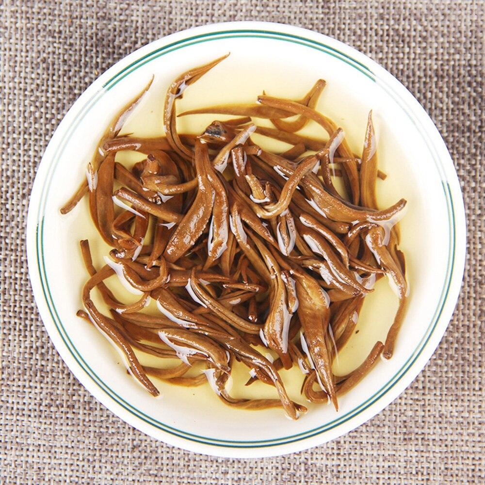 Yunnan Chinese Golden Spiral Black Tea  Dianhong Red Single Bud Black Tea 250g