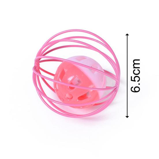 Hollow Ball Bell Sound Making Cat Kitten Interactive Scratch Playing Pet Toy
