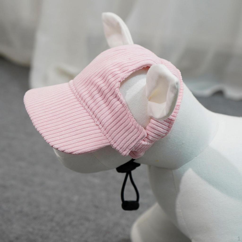 Dog Baseball Adjustable, Comfortable, with Ear Holes, Outdoor Sun Protection Supplies