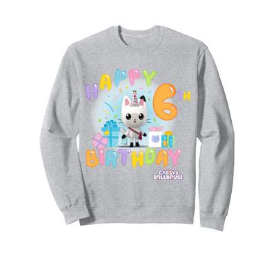 DreamWorks Gabby's Dollhouse Happy 6th Birthday Sweatshirt