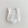 Summer Princess Short Sleeve Romper for Baby Girls - Lightweight and Fashionable Crawling Outfit