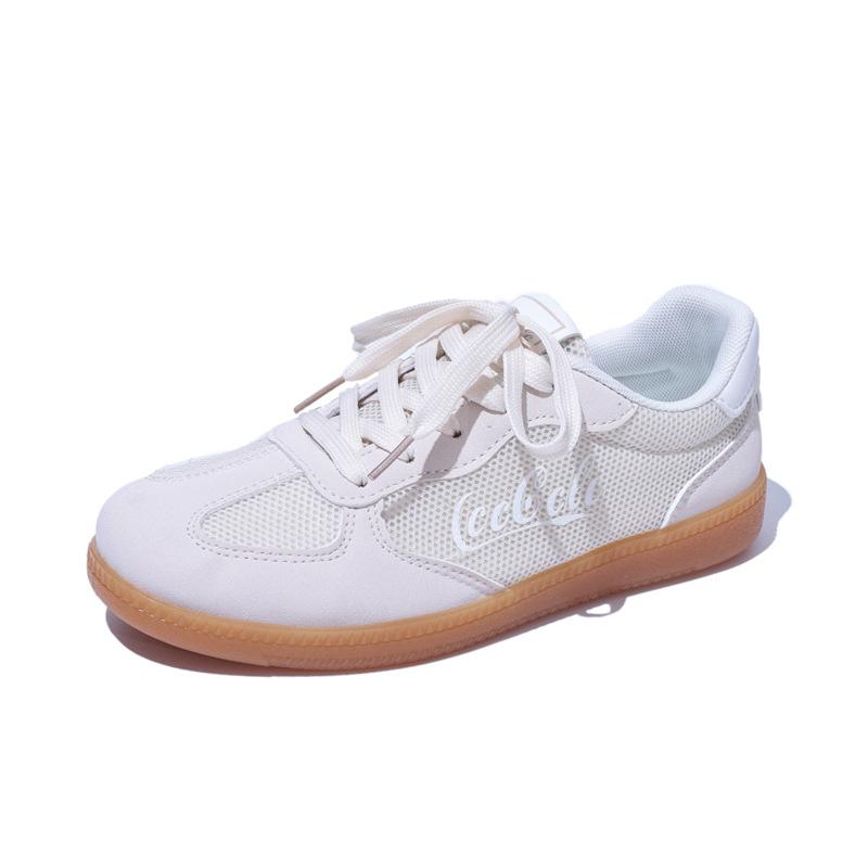 Soft-soled feet show small color matching German training shoes women's spring new fashion versatile lightweight retro sports Forrest Gump shoes