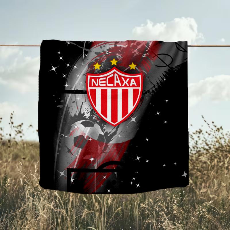 1PC Football Crest Heartbeat Printed Soft Flannel Blanket Throw for Adult Bedroom Living Room Sofa Camping Travel Fan gifts Christmas Gifts