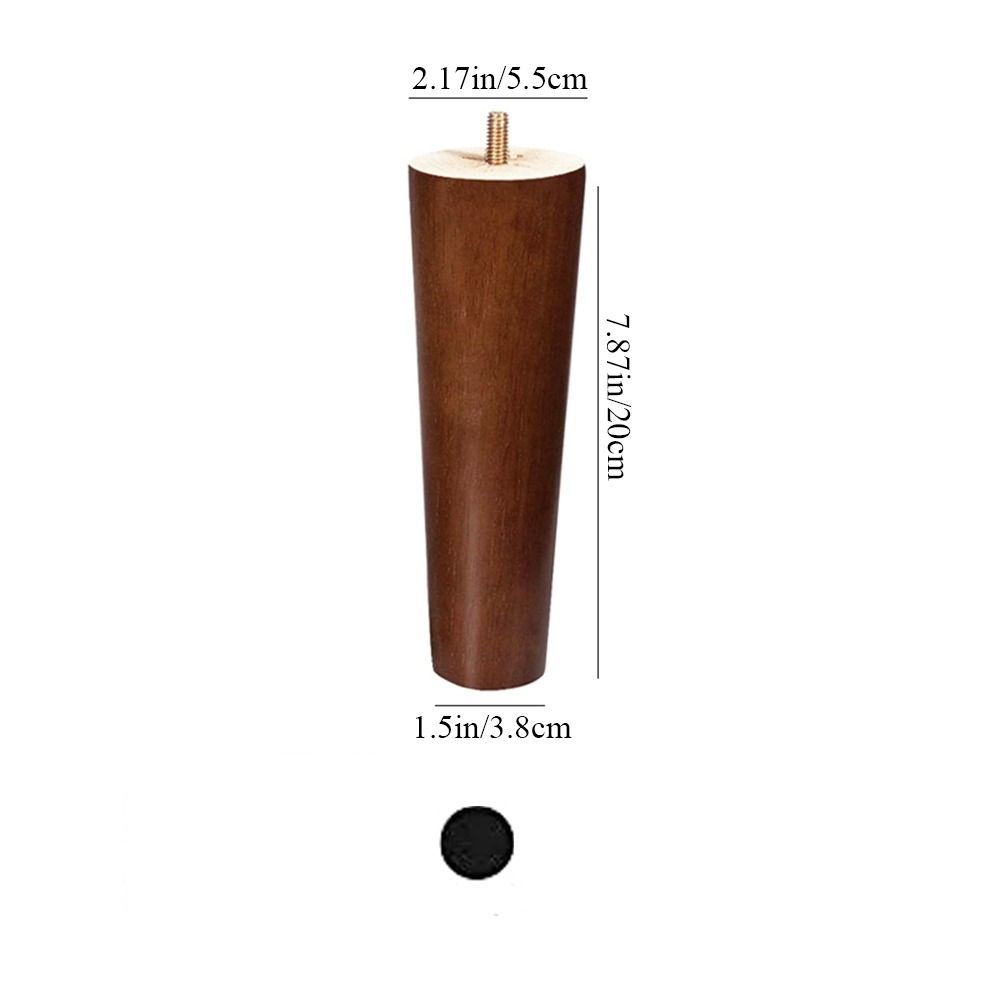 Conical Durable Replacement TV Cabinet Chair Sofa Leg Furniture Leg Table Feet for Coffee Table