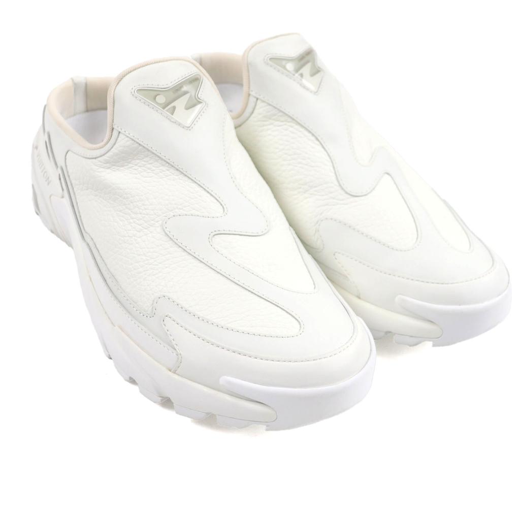 Louis Vuitton Sandalen tatic line Slip-on Sneaker weißes Leder Herren 10 Gebraucht