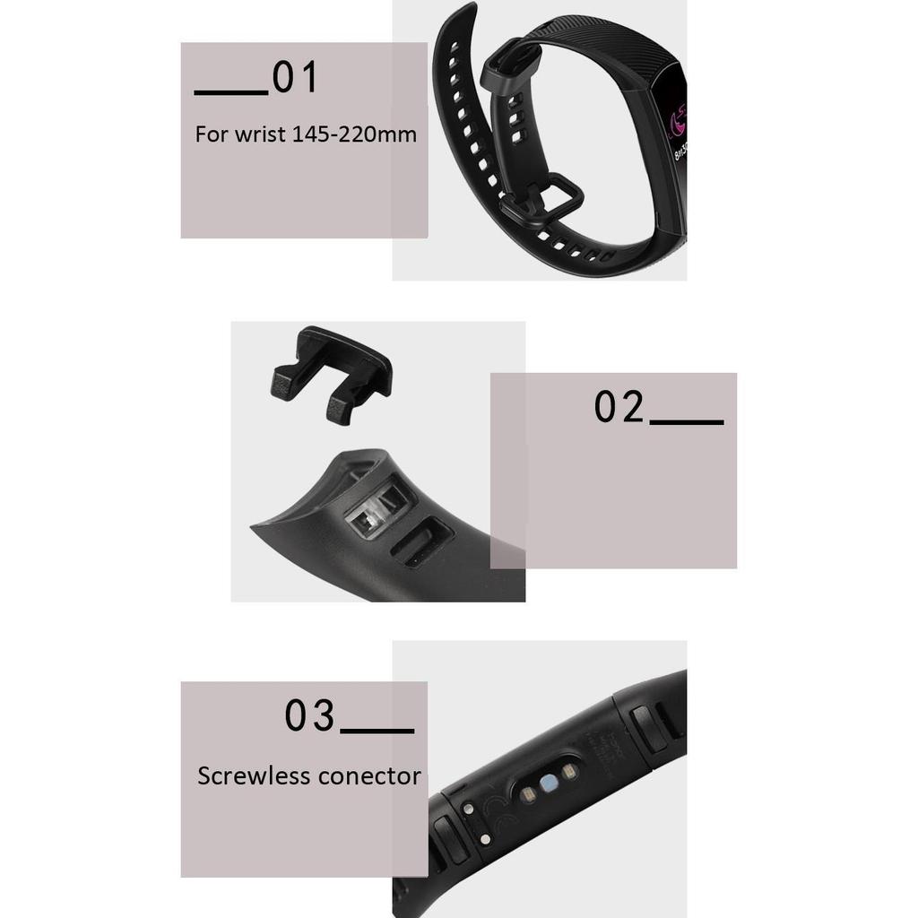 Silicone Wrist Strap For Honor Band 4 5 Smart Accessories Replacement Wristbands Strap For Honor Band 5 Bracelet