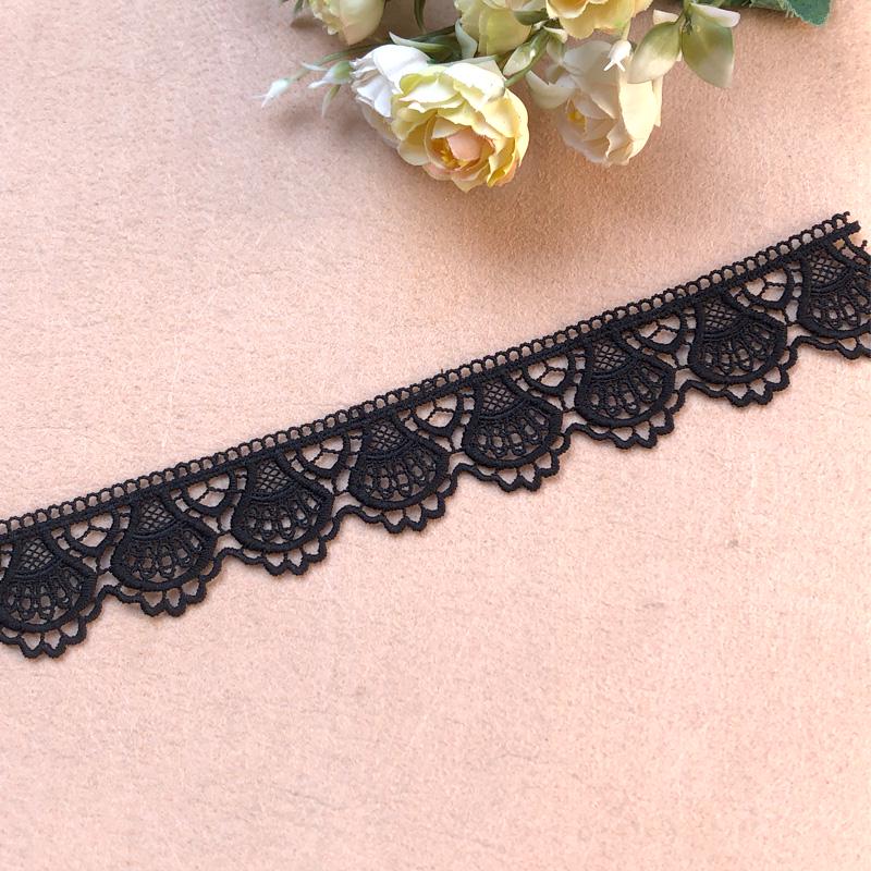 4cm Wide Water-Soluble Lace Trim for DIY Clothing and Skirt Hem Embroidery