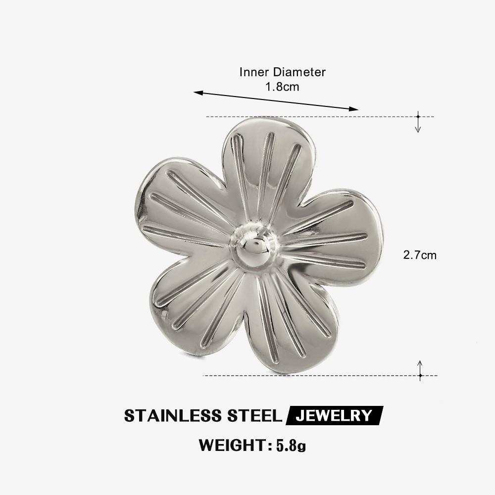 Stainless Steel Open Rings Adjustable Women s Rings Elegant Fashion Rings  Women серебряный