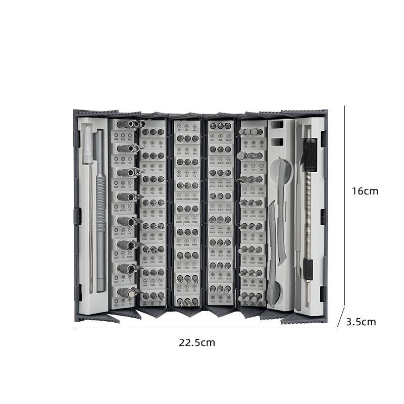 128-in-1 Precision Screwdriver Set: Multi-Function Manual Repair Tool Kit