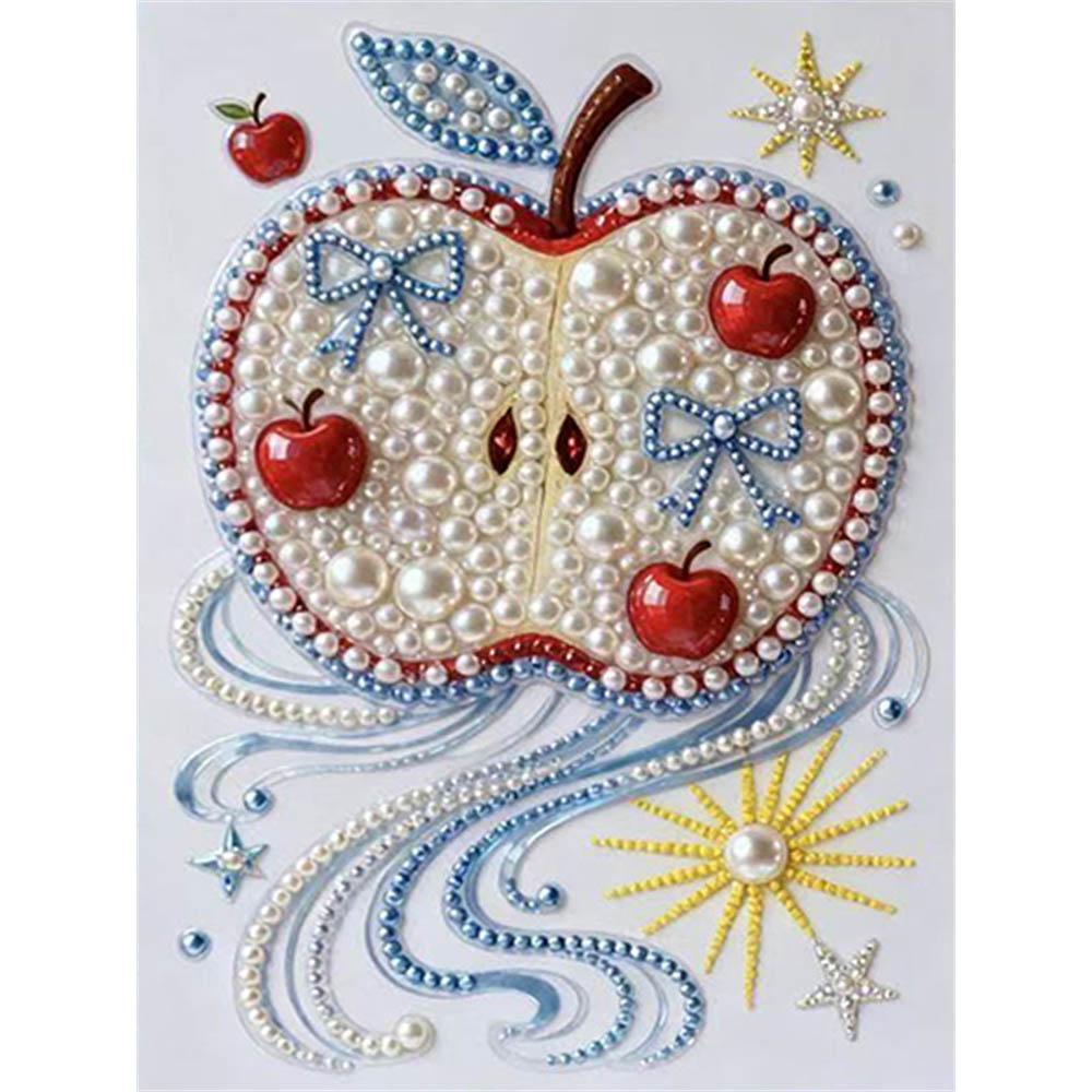 

Наборы Алмазной Живописи DIY «Яблоко» Без Рамки 30x40см Наборы Алмазной Мозаики для Взрослых/Новичков Идея для Подарка Декор Стен Дома 30x40cm