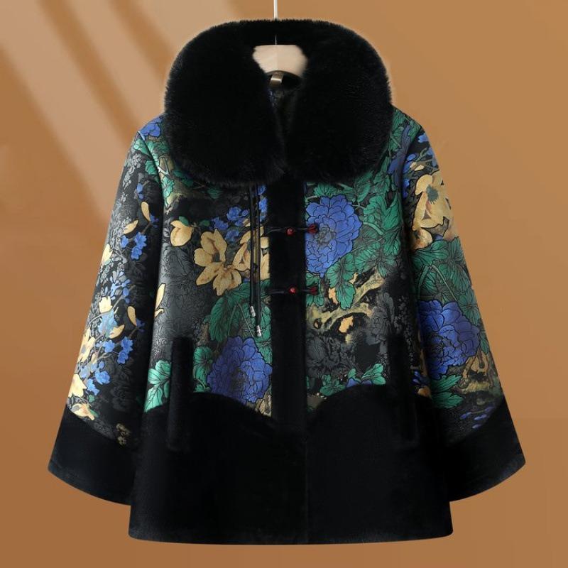 

Куртка женская зимняя меховая средней длины норковая куртка с подкладкой 6XL [Recommended 160-82.5kg] зелёный