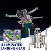 LED Flashing Light Landing Gear Foldable Heightening Drone Landing for Dji Flying Gear Tripod 3 Y0D6