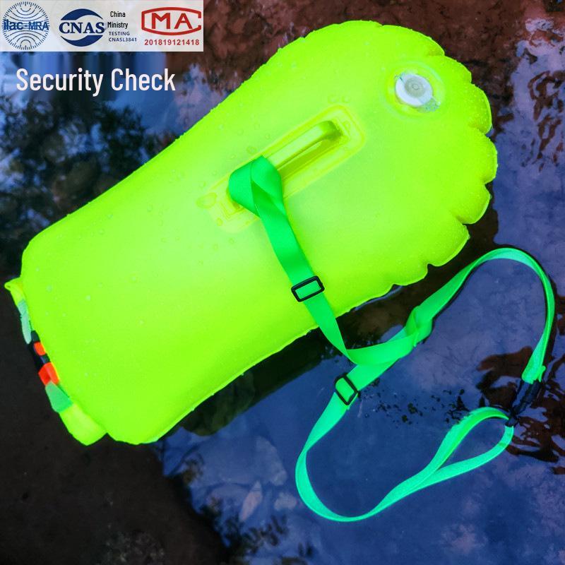 Tagalong Swimming Buoy: Portable Double Airbag Anti-Drowning Life-Saving Bag